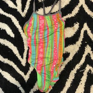 Competitive swimming one piece